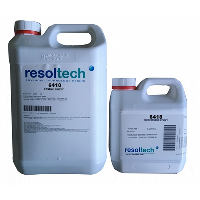 RESINE EPOXY 6410 + DURCISSEUR STANDARD 6418 KIT 0,6Kg