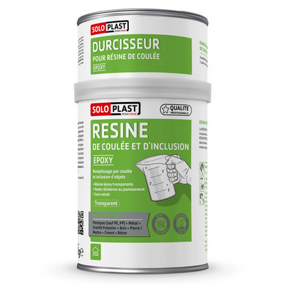 RESINE EPOXY DE COULEE TRANSPARENTE RAPIDE 750G