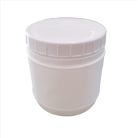 POT PLASTIQUE PEHD VISSANT 500ML D100MM AVEC COUVERCLE ET OBTURATEUR