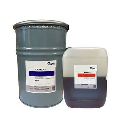 RESINE EPOXY GURIT AMPRO + DURCISSEUR RAPIDE KIT 26KG