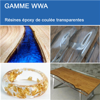 RESINE EPOXY D'INCLUSION TRANSPARENTE WWA/WWB4 KIT 2,8Kg