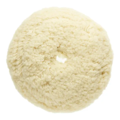DISQUE DE POLISSAGE VELCRO LAINE TORSADEE D150MM