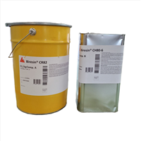 RESINE EPOXY SIKA CR82 + DURCISSEUR LENT CH80-6 KIT 14,1KG