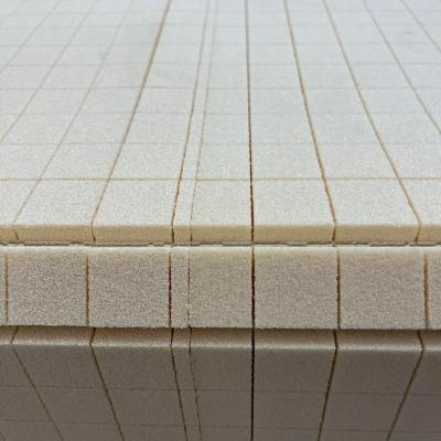 PLAQUE MOUSSE PVC QUADRILLEE 60KG/M3 1220x813x20mm